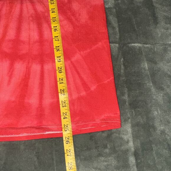 Colortone Dr. Pepper Logo T-Shirt Men Small Red Tie Dye Short Sleeve Graphic - Picture 5 of 7